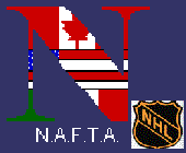 Logo for North American Fantasy Team Association - NHL Edition